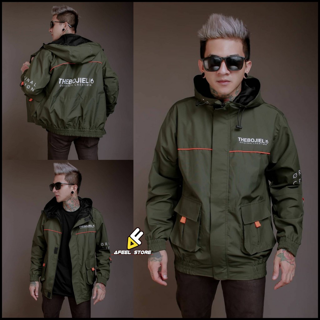 JAKET PARASUT PRIA WATERPROOF KAMSAY ORIGINAL THE BOJIEL  - JAKET PRIA TASLAN-AF 06
