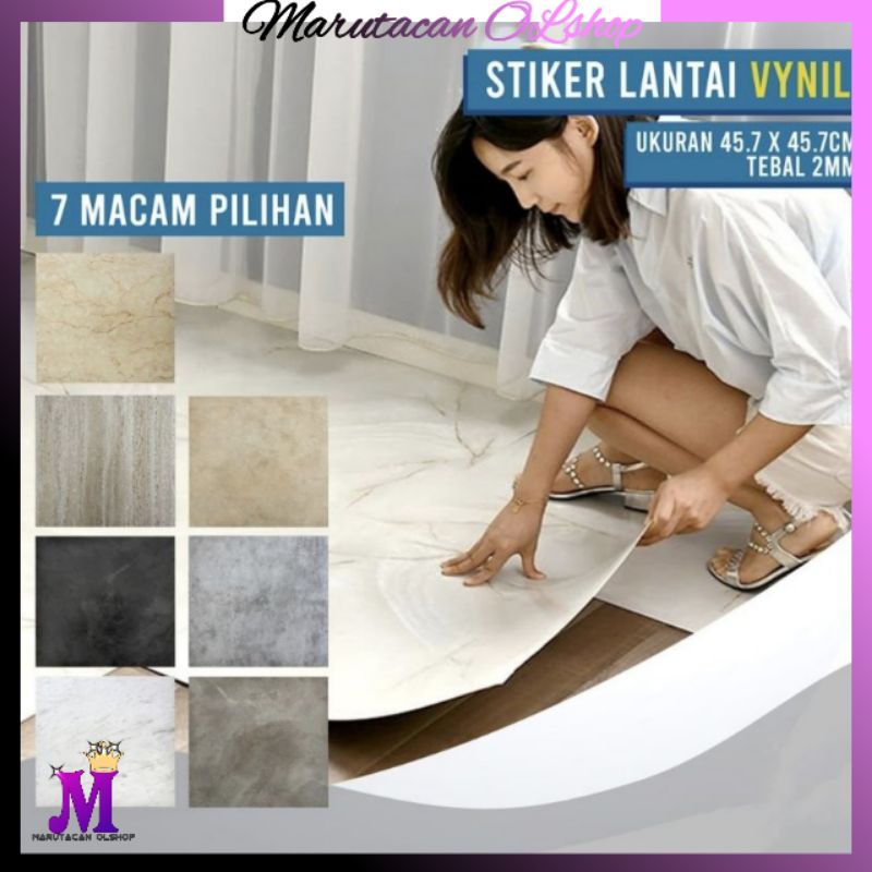 VINYL LANTAI / STICKER VINYL LANTAI 45,7cm x 45,7cm x 0,2cm