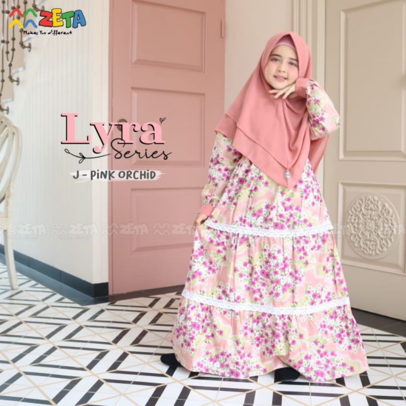 gamis anak motif ORI zeta