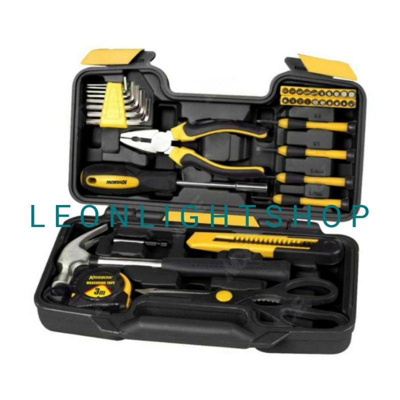 KRISBOW SET 39 PCS PERKAKAS MEKANIK/ACE KRISBOW TOOL SET 39 PCS/ACE PERALATAN TUKANG TOOL SET 39 PCS