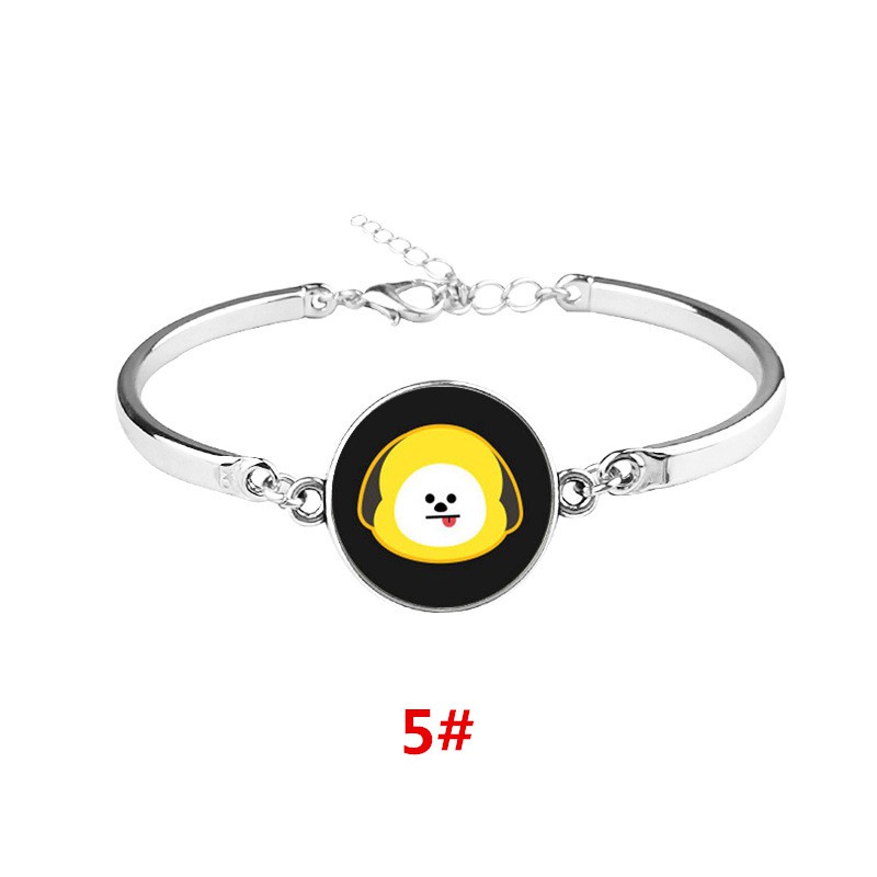 [Bayar Di Tempat]BTS KPOP BT21 Metal Gelang