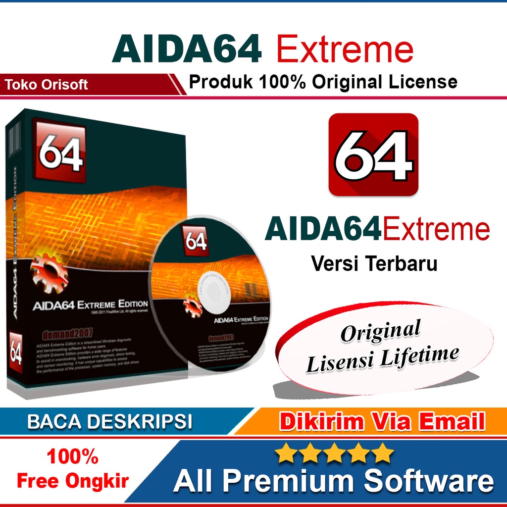 License AIDA64 Extreme, Engineer Pro Terbaru 2023 Lifetime