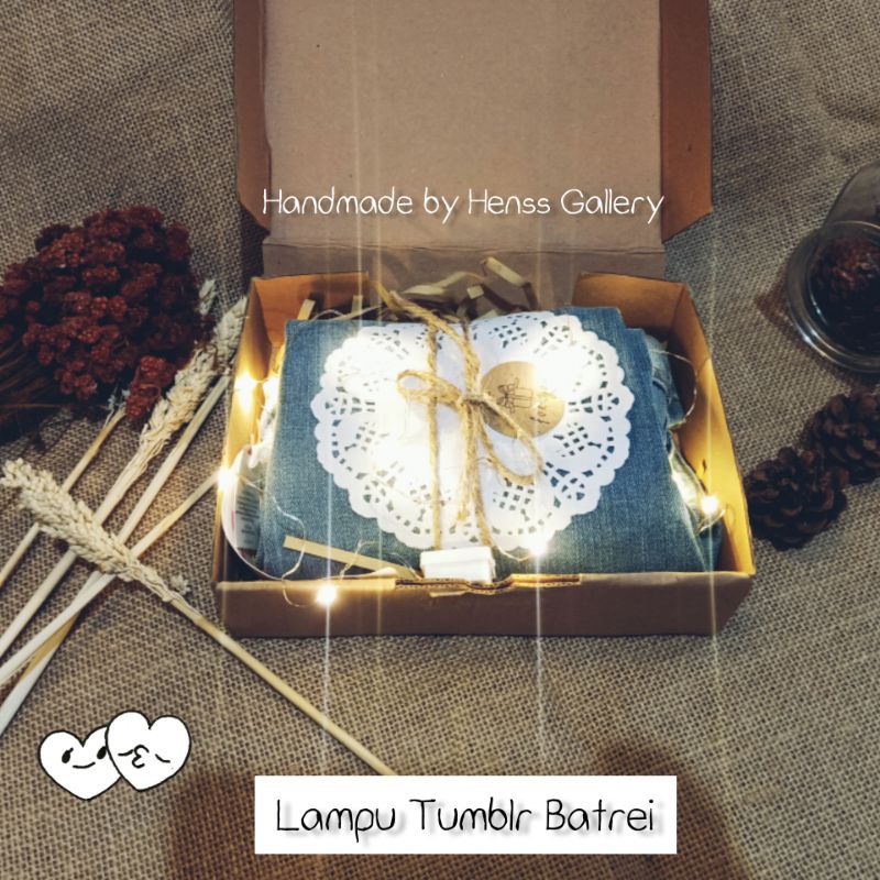 

Lampu tumblr hias batre untuk kotak kado, hampers, craft, dekorasi, acara ulang tahun, happy birthday