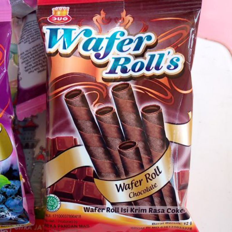 Duo Wafer Rolls Roll Stik Stick Renceng Isi 10 Bks X 12 gram