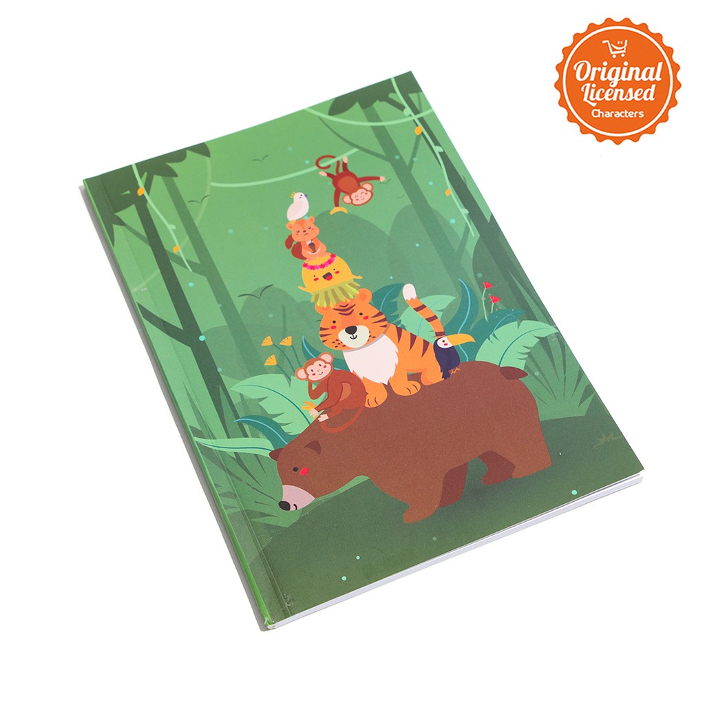 

Toyu Buku Tulis Diary Notebook ANIMAL JUNGLE GREEN