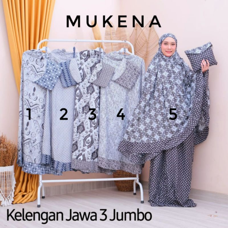 MUKENA Jumbo Premium motif Batik Termurah