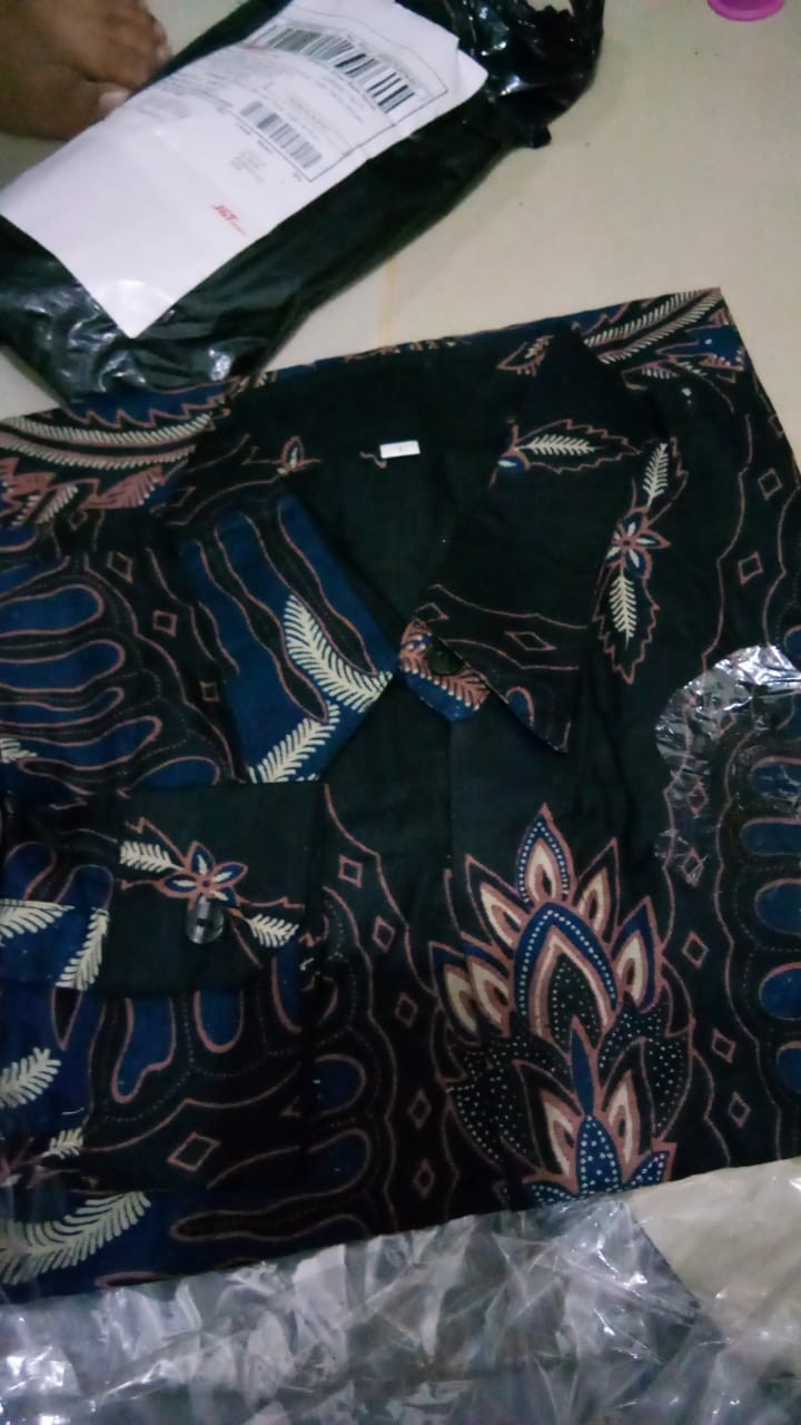 Batik Pria Kemeja Batik Lengan Panjang M L Xl Xxl Terlaris