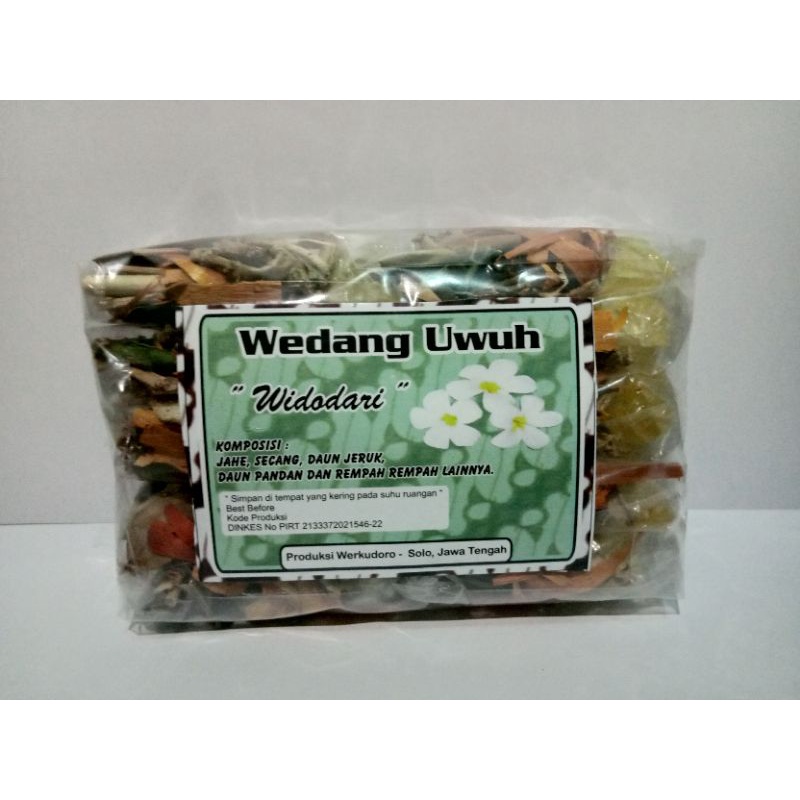 

WEDANG UWUH WIDODARI 1pack isi 10pcs KOMPLIT JAHE + GULA BATU