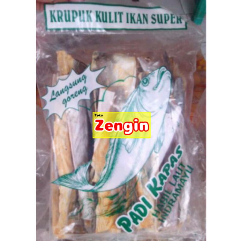 

Krupuk Kulit Ikan Super cap PADI KAPAS