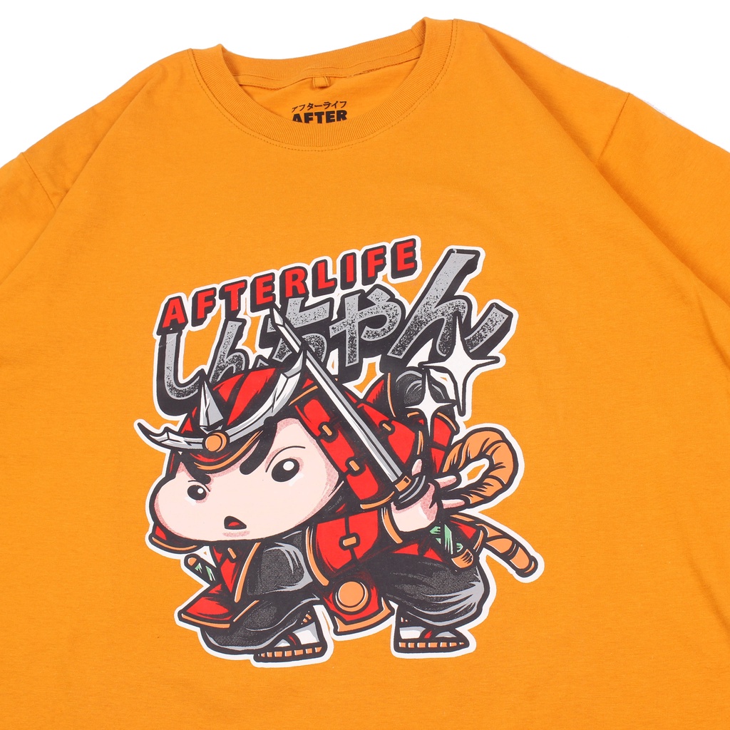 AFTERLIFE - Tshirt Shin Chan Samurai Mustard | 21048C