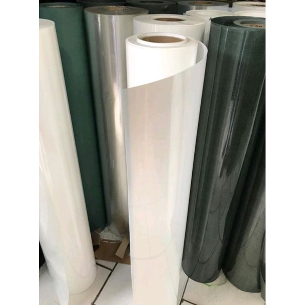 Mika film 0.20 mm dapat 3mtr putih susu