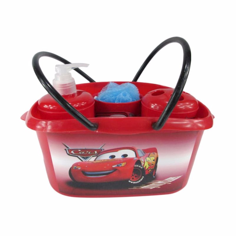 (PROMO) (PROMO) PERALATAN MANDI CARS 6 IN 1 SET ( KNS2 )