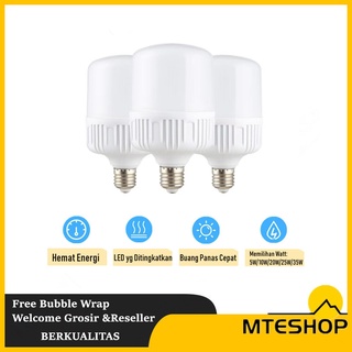 MTE Lampu LED Jumbo Tabung E27 Terang Putih Murah Berkualitas