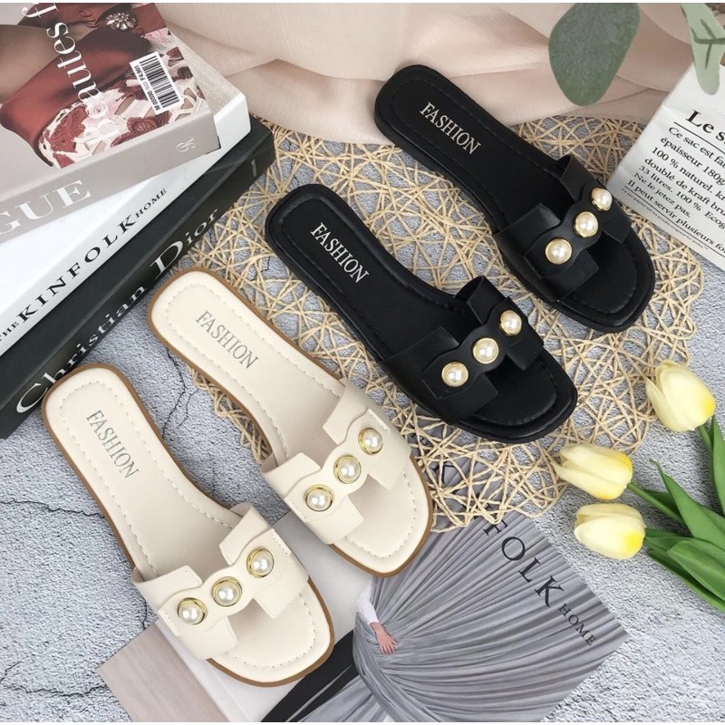 flatshoes  wanita 19913 import realpict