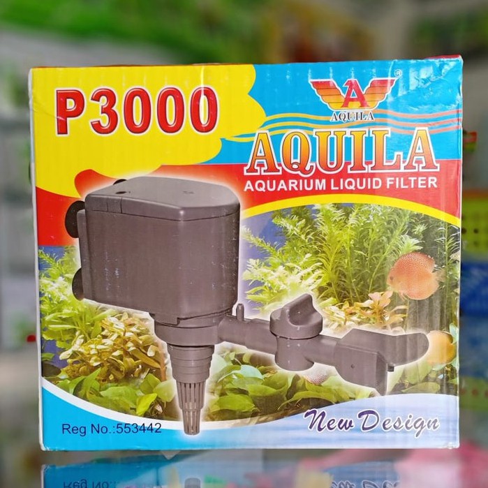 pompa AQUILA P3000 - pompa hidroponik tinggi 2 meter - pompa aquarium