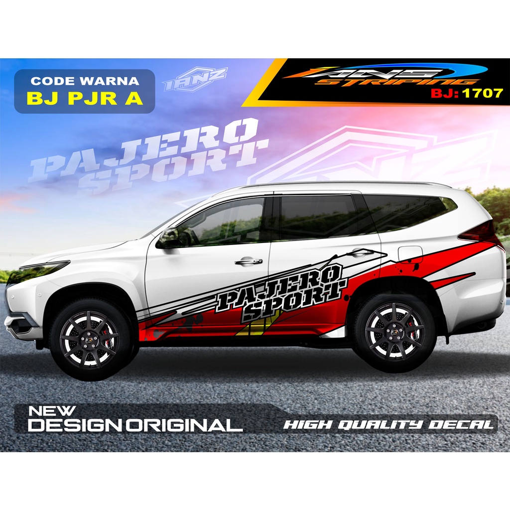 STICKER MOBIL PAJERO FORTUNER / STIKER MOBIL GRAND LIVINA / VARIASI STIKER PAJERO / STIKER MOBIL