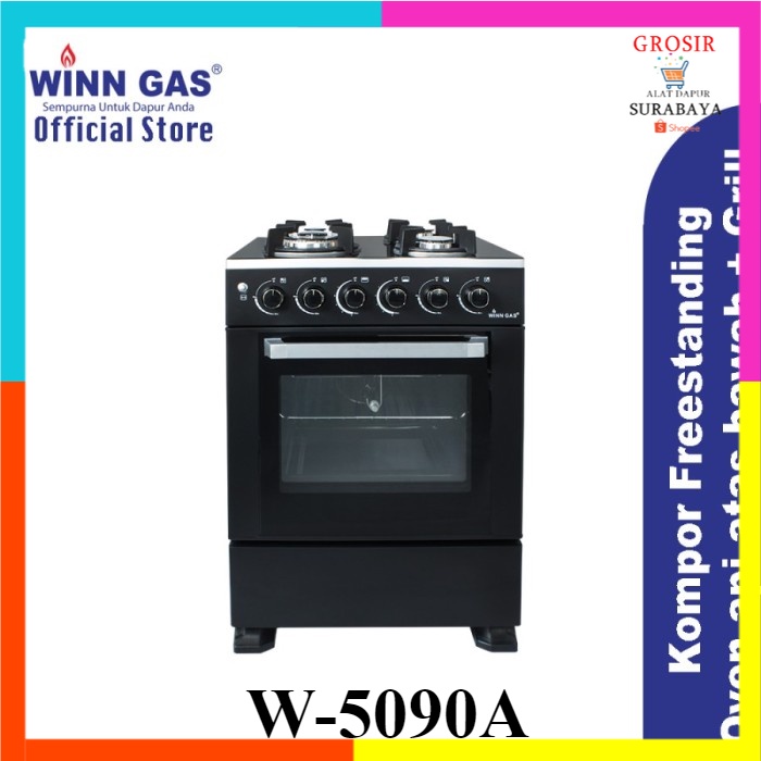 KOMPOR OVEN WINN GAS W-5090 A / KOMPOR FREESTANDING Winn Gas / Kompor Oven Grill W-5090