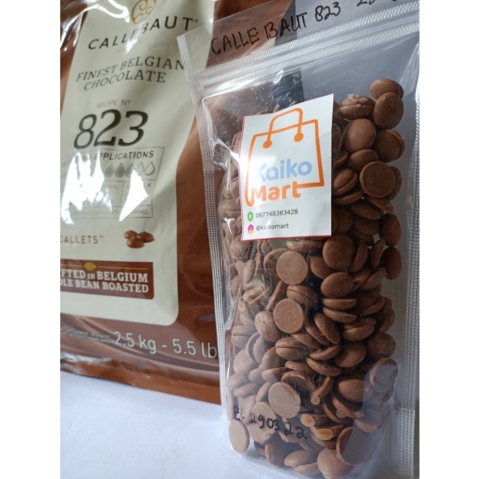 

CALLEBAUT MILK CALLETS 823 REPACK 500GR