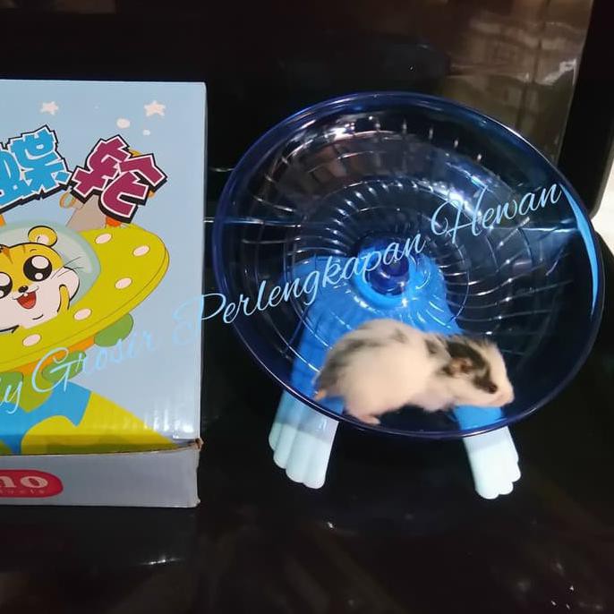 

14.84Ftgrdujh- Flying Saucer Putaran Hamster Mainan Hamster Kincir Hamster Import -Toko-Boneka.