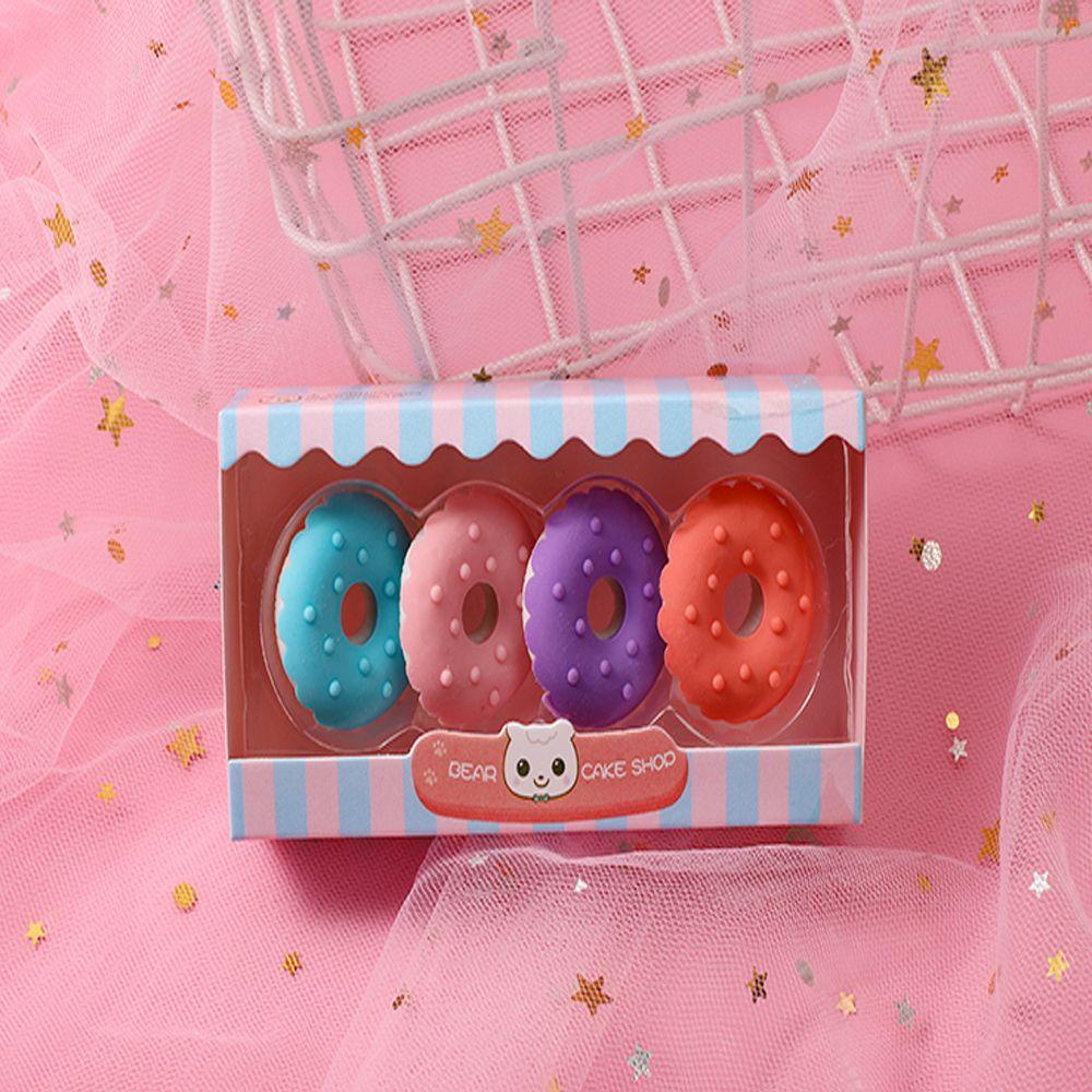 Pineapple 4pcs Eraser set Donat Baru Kartun Icecream