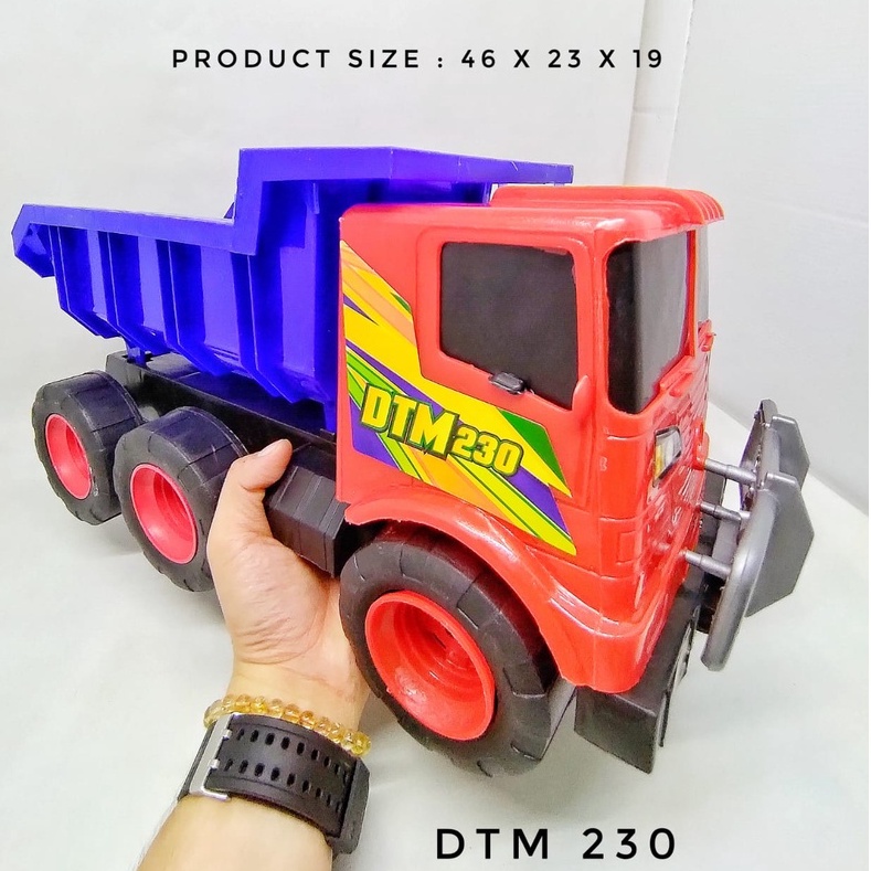 Mainan Anak Mobil Mobilan Truk Pengangkut Dump Truck Jumbo DTM 230