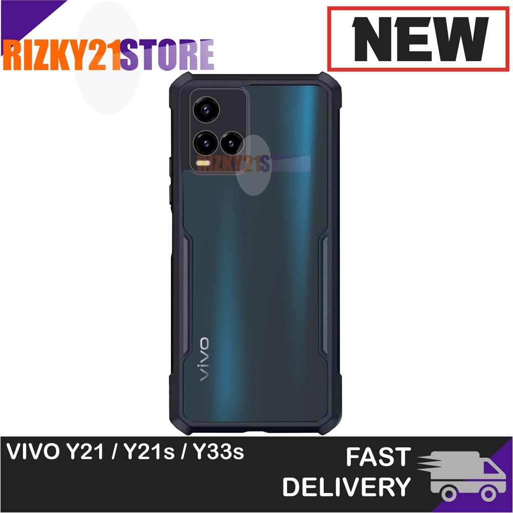 Hard Case Vivo Y21 Y21s Y33s Y15s Casing Cover Shockproof