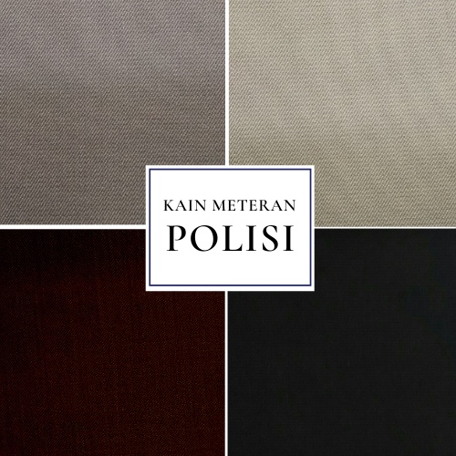 kain bahan seragam polisi dan PNS Polisi, atasan dan bawahan  Montecristo, Luizzi, Stanwell kotak