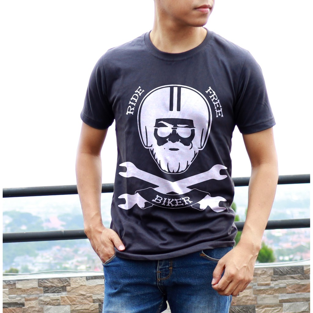 JOPPERSIDE TSHIRT KAOS DISTRO BIKER BIKERS MOTOR PRIA ORIGINAL PREMIUM TS7