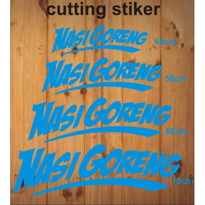 stiker cutting sticker variasi nasi goreng