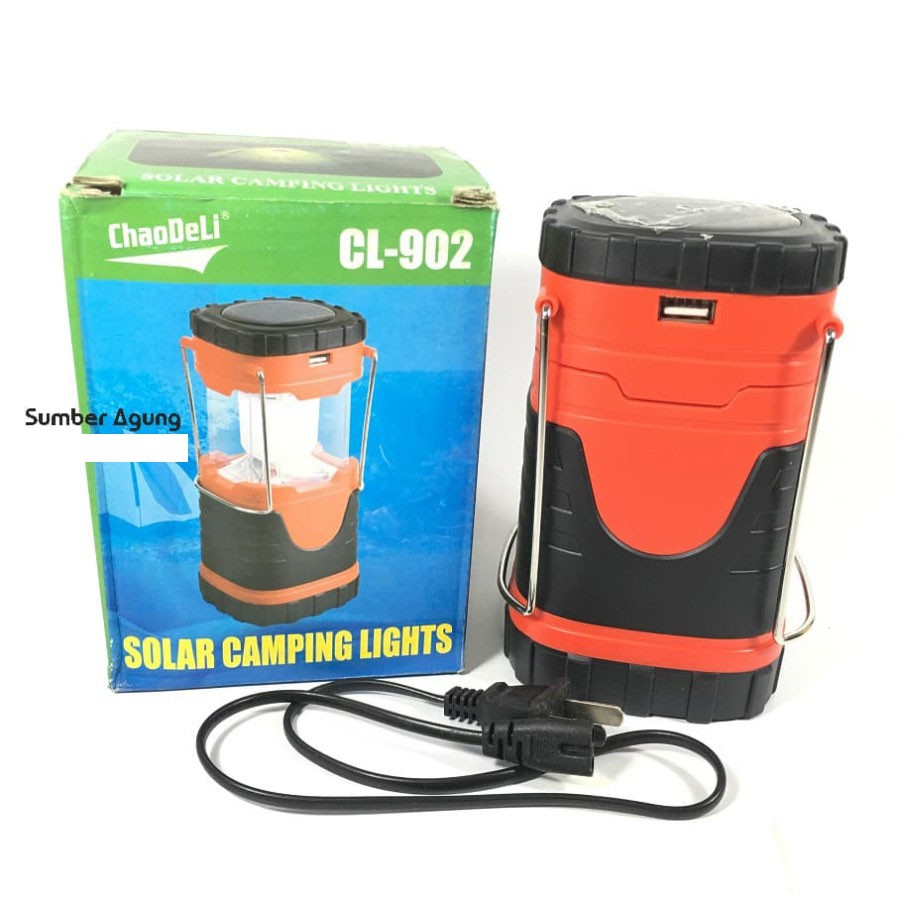 CL902 Chaodeli Lentera Tarik Solar Camping Lights Terang Berkualitas