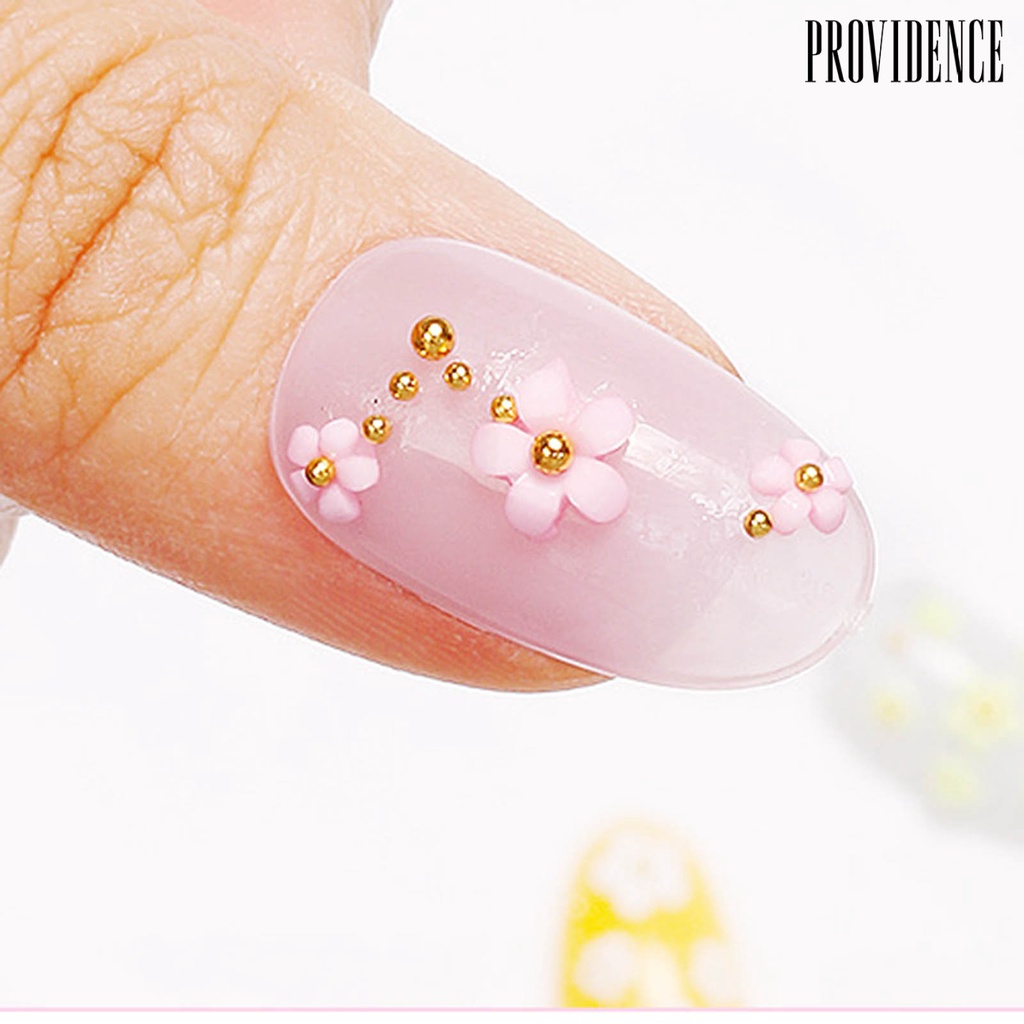 Ornamen Bunga 3D Bahan Resin Untuk Dekorasi Nail Art