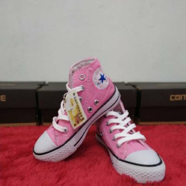 Sepatu converse all star anak perempuan + Dus box converse