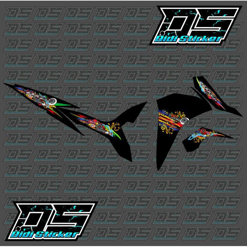 STRIPING TRANSPARAN BLADE 125 COSTUM 03