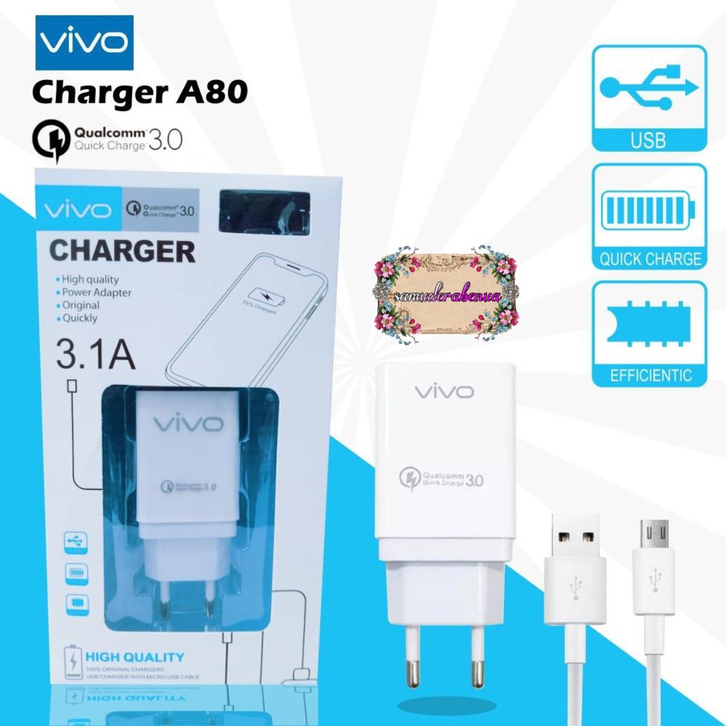 BM048 A80 Cashan Cashan VIVO 3Amper QUALCOM micro fast Charging Anti meledak Y83 V7 V5 V9 Y53 V11 SB1875