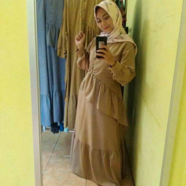 Gamis katun / gamis rempel / gamis busui