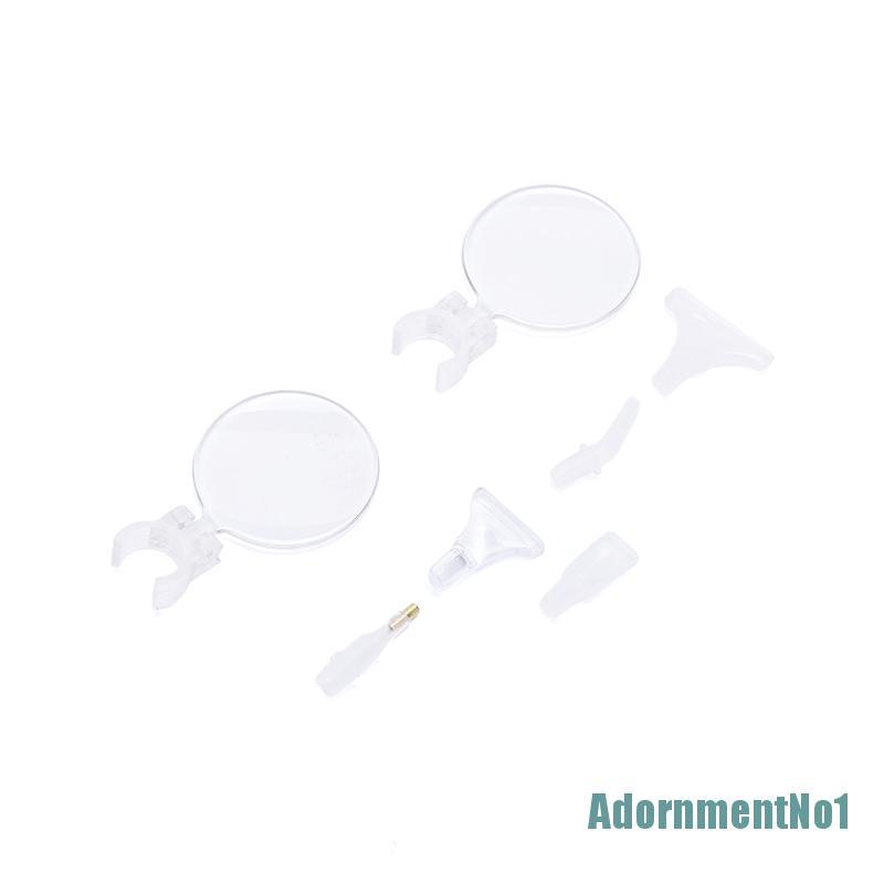 [AdornmentNo1]Diamond Painting Pen Lighting Point Drill Pen with Magnifying Glass Craft Tool