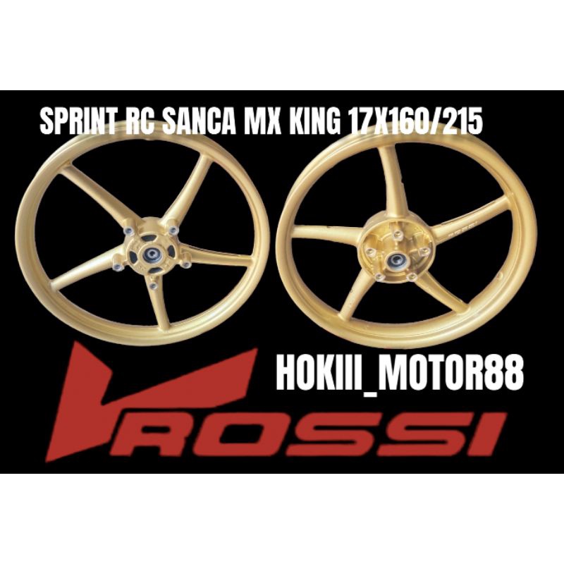 VELG RACING V ROSSI MX KING MODEL RCB RING 17x160/215 GOLD