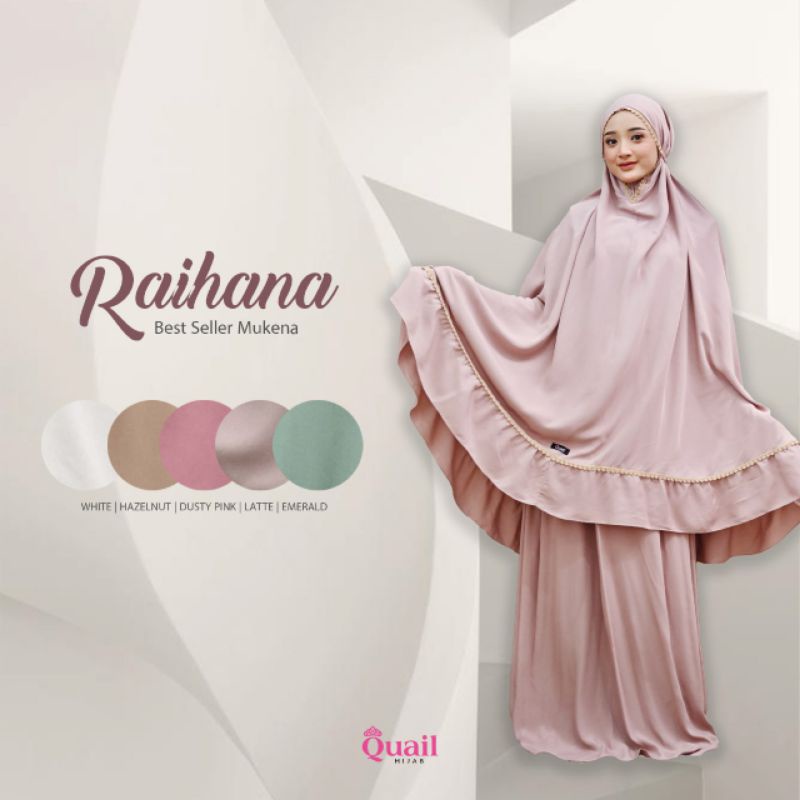 RAIHANA QUAIL/RAIHANA MUKENA QUAIL/ORI QUAIL HIJAB