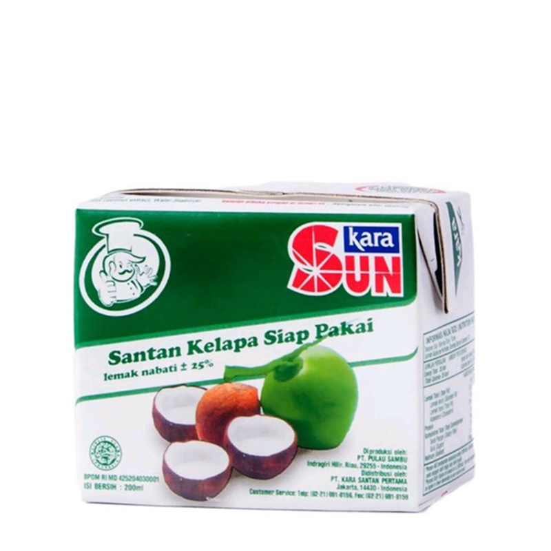 

Sun Kara Santan Kelapa 200 mL