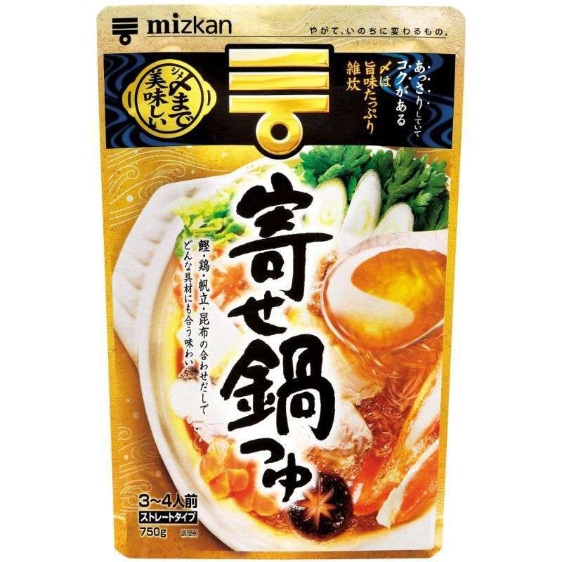 

Mizkan Yose Nabe Straight Soup Base [750 mL]
