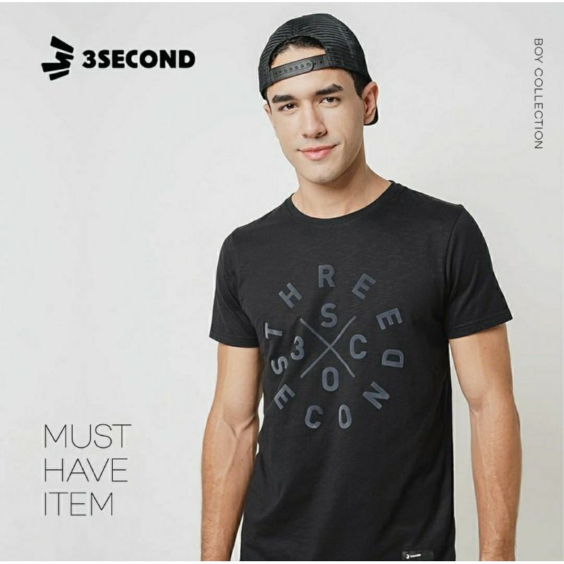 Kaos 3second/Kaos 3second pria/Kaos 3second Cod