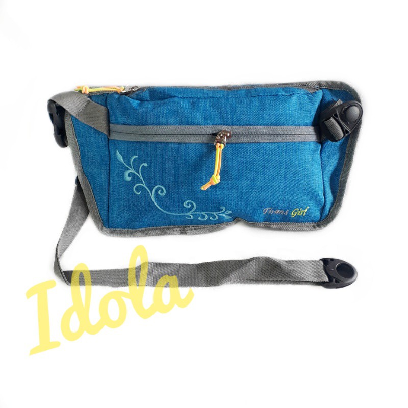 IdolaBags- Tas Selempang Pinggang Anak Cewek Remaja Hits Gaul/ Slingbag Fashion Cewek