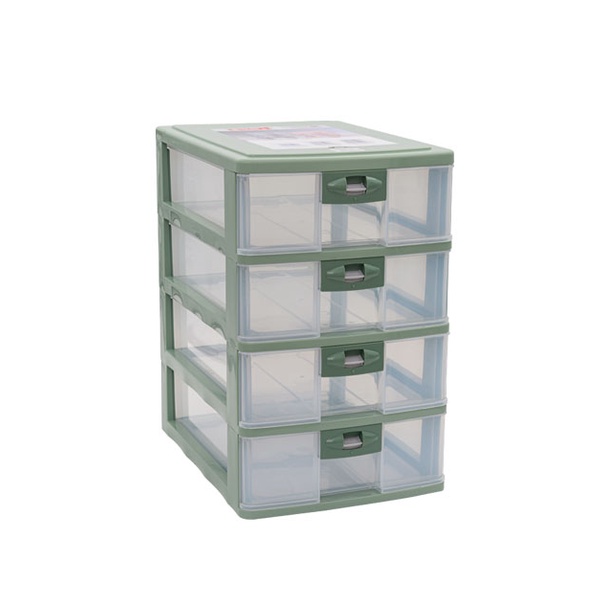 Lion Star PR 34 Pressa Container A4 Laci Plastik Mini Susun 4 Lionstar