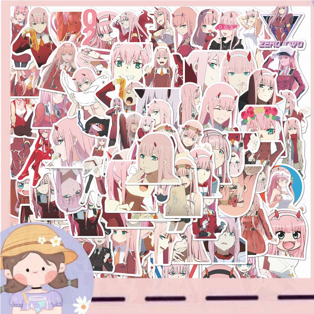 

PROMO100 cards DARLING in the FRANXX anime national team graffiti stickers luggage waterproof stickers