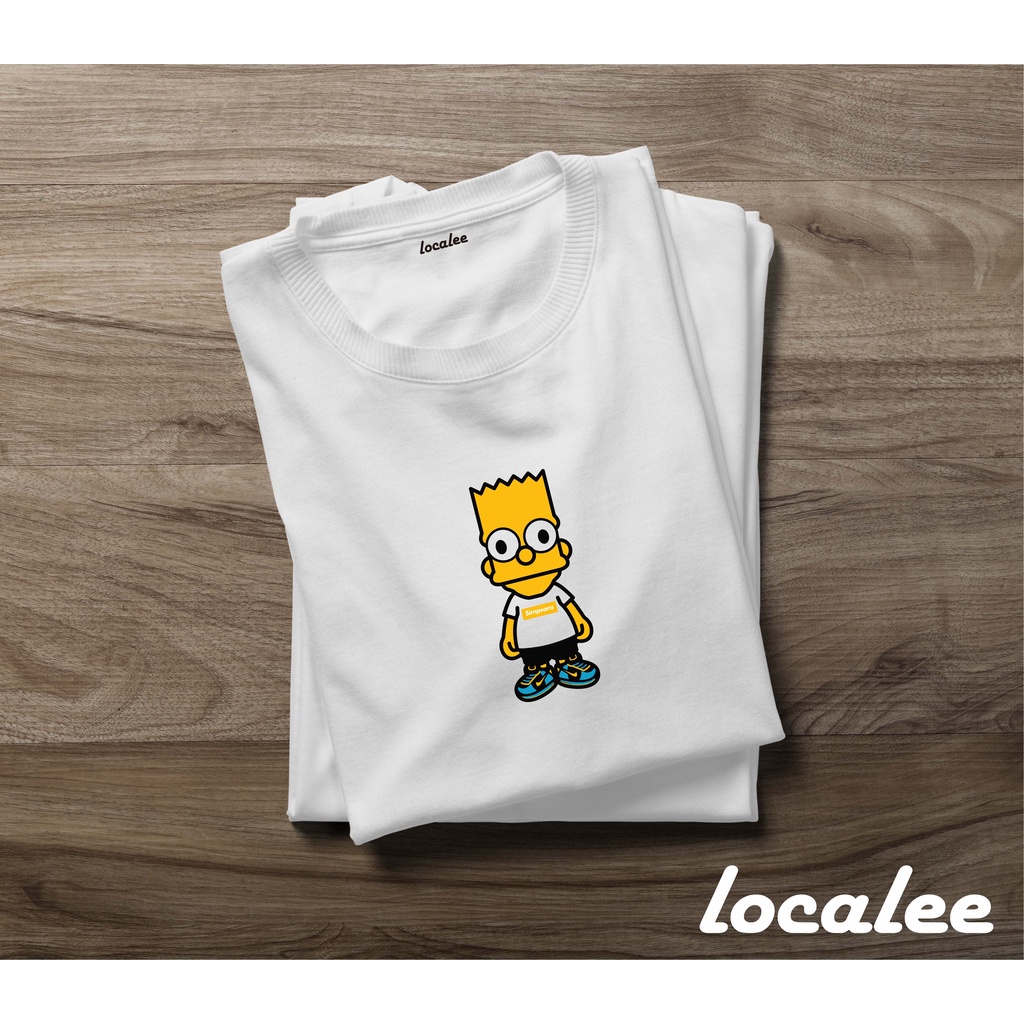 THE SIMPSON CARTOON WHITE TSHIRT-KAOS LUCU SIMPSON - THE SIMPSON TSHIRT- KAOS SABLON UNISEX SIMPSON