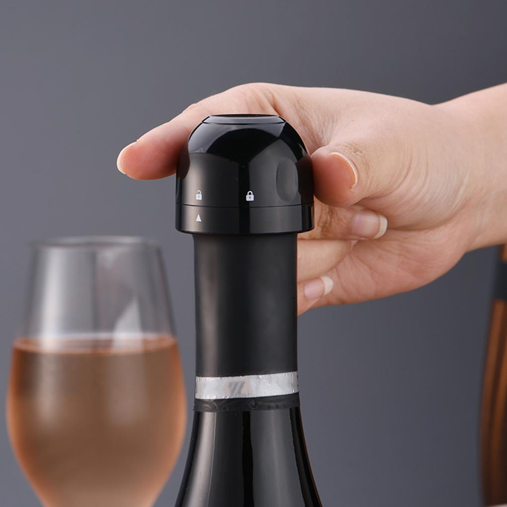 Champagne Seal Stopper Tutup Segel Botol Wine Desain Kunci Putar