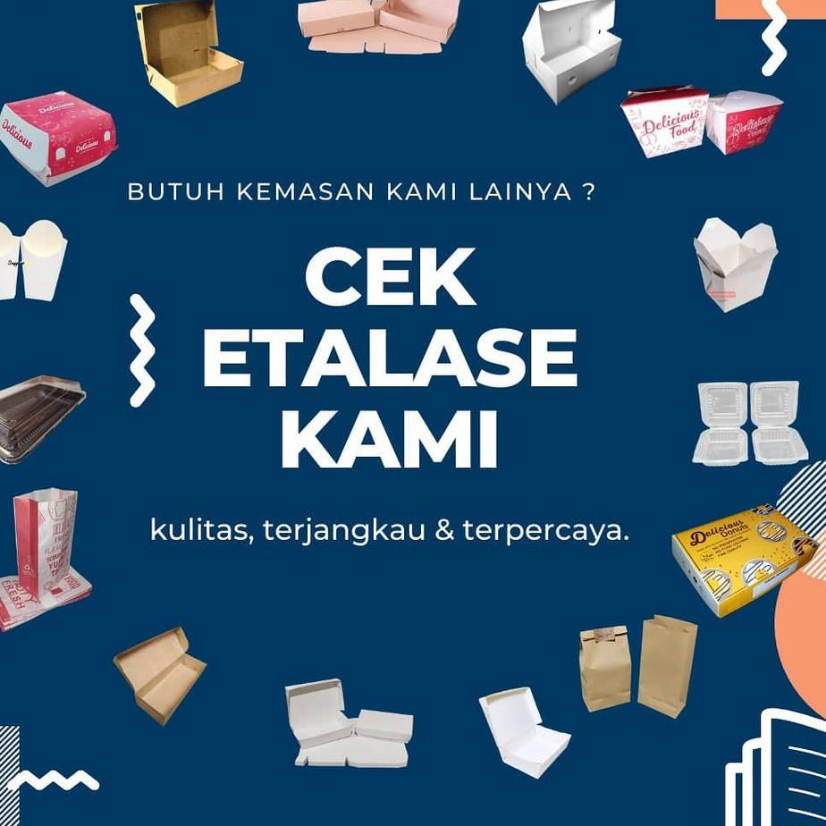 

Baru Box Donat isi 2 Kraft Jendela 25pcs / Uk.20x10x5/Box Donat / Dus Donat / Kotak Donat / Wadah Donat