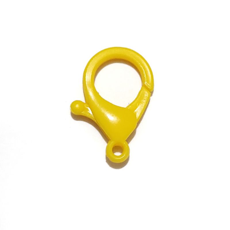 (1 buah) Kaitan Udang Plastik 2,5cm 25mm 2.5cm Lobster Clasp Plastic