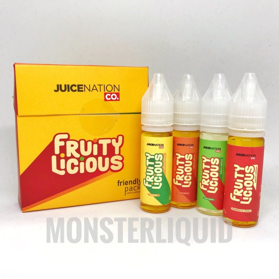 SALT EDITION FRUITYLICIOUS FRIENDLY PACK 25MG 15ML X 4