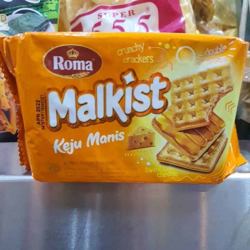 

Roma Malkist krim Keju Manis 90gr